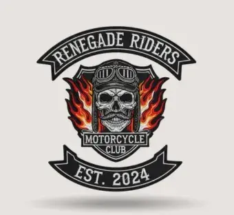 Biker Back Patches