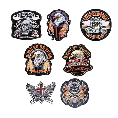 Personalised Biker Back Patches