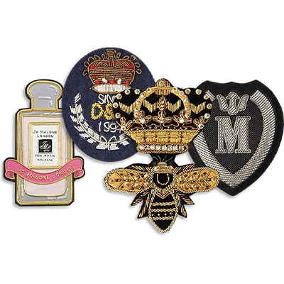 Bullion Crest Patches